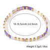 Colorful Tila Bead Bracelet with Contrasting Patterns - Image 44