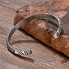 Vintage Norse Viking Cuff Bangle for Men, Stainless Steel Tribal Arrow Almut Male Bracelet,Rock Punk Boy Retro Jewelry - Image 5