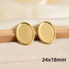 Maillard Series Stainless Steel Earring Tiger Eye Stone No Fade Earrings Sun Oval Butterfly Fan-Shaped Jewelry - Image 7