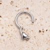 Heart Hinged Clicker Piercing Hoop for 16G Septum and Ear Piercings - Image 18