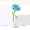 High end Enamel Carnation Flower Bouquet Brooch For Women Unisex Elegant Petal Plant Brooch Clothing Dress Office Accessory Gift - Image 7