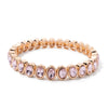 6x8mm Enamel Crystal Bracelets For Women Gold Color Zirconia Rhombus Bead Elastic Bangle - Image 14