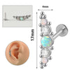 1PC 316L Surgical Steel 16G Cz Labret Lip Ring Crystal Cluster Stud Earrings Ear Cartilage Tragus Helix Daith Piercing Jewelry - Image 13