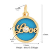 Rainbow Sun Happy Face Round Lemon Mushroom Charm Pendant, Gold Plated Zircon Necklace Bracelet Handmade Jewelry - Image 14