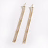Cubic Zircon Tennis Tassel Drop Dangle Earrings for Women Rhinestone Crystal Long Drop Earrings Wedding Party Jewelry - Image 8