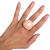 Jewelry Accessories Exaggerated Acrylic Ring Classic Geometric Ring Candy Color Resin Big Dome Plain Ring Girl - Image 9