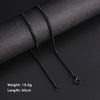 60cm Long Box Chain Necklace Men Stainless Steel Black Gold Color Link Chains Basic Punk Jewelry - Image 7