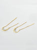 Silver Long Chain Drop Earring Simple Delicate Party Birthday Gift Jewelry For Women - Image 2