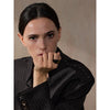 6789# Stainless Steel Black Enamel Geometric 316L Unique Ring Minimalist Texture Finger Unusual Jewelry - Image 3