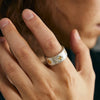 Bfclub Silver Rings For Women Men Jewelry Finger Adjustable Open Stars Ring For Party Birthday Gift - Image 3