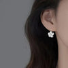 Minimalist Zircon Flower Stud Earrings for Women Cute Metal Floral Plant Earrings Casual Party Jewelry Accessories Gifts - Image 5