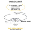 U7 Silver Anklets for Woman Infinity Moonstone Evil Eye Butterfly Star Heart Ball Rolo Chain Ankle Bracelet Jewelry - Image 4