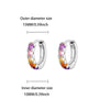Zircon Hoop Earrings for Women Gold Color Stainless Steel Butterfly Heart Snake Earring Party Wedding Jewelry Gif - Image 8