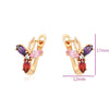Gold Plated Zircon Hoop Earrings for Women Jewelry XP - Image 32
