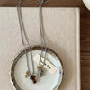 Spotted Tiger Eye Stone Mushroom Pendant Long Versatile Clavicle Chain Necklace for Women's Niche Accessories - Image 4