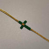 Hand-Woven Macrame Cross Bracelet Adjustable Bohemian Style Jewelry for Women Girls - Image 19