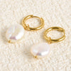 Pearl Dangle Earrings For Women Men Accessories Stainless Steel Hoop Earring Jewelry Piercing Starfish Turtle - Image 22