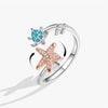 Bohemia Fidget Spinner Starfish Turtle Finger Ring for Women Summer Holiday Jewelry Rotating Freely Rings - Image 1
