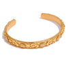 Golden Stainless Steel Moon Star Sun Bangle Bracelet Stylish Metal Open Wrist браслеты на руку женкие Party Gift - Image 10