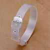 Silver Chain Twisted Bracelet Charm Chain Women Men Wedding Cute Simple Models Jewelry - Image 13