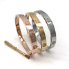 stainless steel love man bracelet for couple with screwdriver bangle for women Valentine's gift birthday gift - Image 1