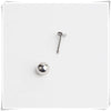 1Pair Titanium Steel 20G Flat Back Stud Earring Ball Screws Studs Ear Bone Nail Lip Tongue Piercing Body Jewelry for Women Men - Image 20