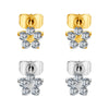 Titanium 20G Tiny Flower CZ Stud Earrings Minimalist Wedding Cartilage Earrings Jewelry Gift for Women - Image 8