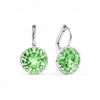 Bella Drop Earring for Women Christmas Birthday Austrian Crystals Round Cut Dangle Silver Gold Color Pierced Jewelry - Image 38