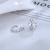1 Pcs Zircon Pearl Ear Clip Earrings For Women Girls Geometric Ear Cuff Without Piercing Party Silver Color Jewelry Gift - Image 2