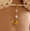 Stainless Steel Boho Summer Beach Sun Starfish Pearl Tassel Bikini Pendant For Women Red Coral Shell Seahorse Swimwear Accessory - Image 14