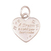 Brass Heart with CZ Zirconia Paved Charm Pendant, Gold Plated Zircon Jewelry Finding Supplies - Image 12
