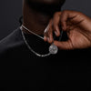 Layered Necklaces for Men, Sailing Travel Compass Pendant, Stainless Steel Cuban Figaro Wheat Chain, Casual Retro Collar - Image 7
