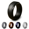 1pc 8mm Sports Rings Flexible Mens Wedding Rubber Bands Silicone Finger Ring For Men 7-14 Size - Image 1