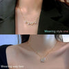 316L Stainless Steel Love Magnetic Pendant Necklace for Women Clover Choker Heart Shaped Open Necklace Crystal Jewelry BffGift - Image 5