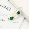 Imitation Pearl and Rhinestone Safety Pin Brooch with Multiple Designs - Image 48