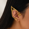 Elf Ear Cuff with Flower and Leaf Details - Image 8