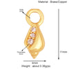 Marine Organism Sea Horse Turtle Fish Conch Shell Starfish Charm Pendant, 8K Gold Plated Zircon Jewelry Finding Supplies - Image 35