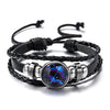 12 Constellation Zodiac Sign Charm Luminous Bracelets Men Women Vintage Multilayer Wrap Leather Bracelet Bangle Birthday Gift - Image 6