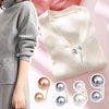 Imitation Pearl Double Head Brooch Pin Waist Clip Set - Image 1