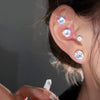1-10 Pieces of Strong Magnetic Earring Clips, Non Perforated, Punk Zircon Earrings, Men's and Women's Body Perforated Jewelry - Image 2