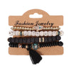 Bohemian Beaded Bracelet Set with Colorful Strand Styles - Image 9