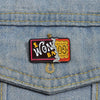 Golden Vip Tickets Enamel Pins Retro Fun Geometry Wonka Brooch Lapel Shirt Collar Badges Jewelry Fans Gift - Image 5