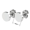 3MM-10MM Punk Small Black Round Stainless Steel Men's Stud Earrings For Women Minimalist Piercings Ear Jewellery Y2k Accessories - Image 17