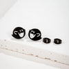 1 Pair Stainless Steel Cute Cartoon Earrings Stud Black Funny Ghost Earings Halloween Jewelry Minimalist - Image 4