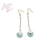 Jade Donut Earrings Gifts for Women Jewelry Amulet Accessories Carved Gemstone Lucky - Image 6