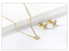 Necklaces Jewelry Sets For Women Girls Stainless Steel Pendant Necklaces And Earrings 2 Pieces Sets Wedding Party Jewelry Gifts - Image 73