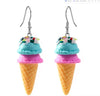 Handmade Polymer Clay Cute Drop Earrings For Women Girl Kid 3D Food Ice Cream Dangle Earrings Jewelry Gift - Image 10