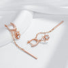 Long Tassel Spider Dangle Earrings For Women Rose Gold Color With Zircon Daily Jewelry - Image 5