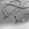 Punk Irregular Zircon Cross Star Necklace for Women Star Crystal Imitated Pearl Choker Necklace Cool Layered Pendant Collar - Image 1