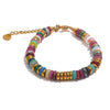 Colorful Stone Beads Chain Handmade Bracelet Bangle Bohemia Stainless Steel Y2K Jewelry Gift - Image 12